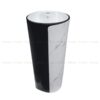Lavabo Sứ Trụ Đứng Liền Khối Tròn Đen Vân Đá TTCERA LBT12
