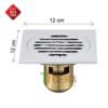 Phiễu Thoát Sàn Chống Hôi INOX 304 Bóng TTCERA PT13