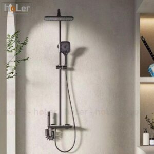 Sen Cây Đồng Thau Sơn Tĩnh Điện Xám Hiển Thị Nhiệt Độ Và Thời Gian Tắm Holer HL247