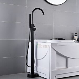 Sen Cây Màu Đen Đặt Sàn Bồn Tắm Nằm TTCERA SBT03