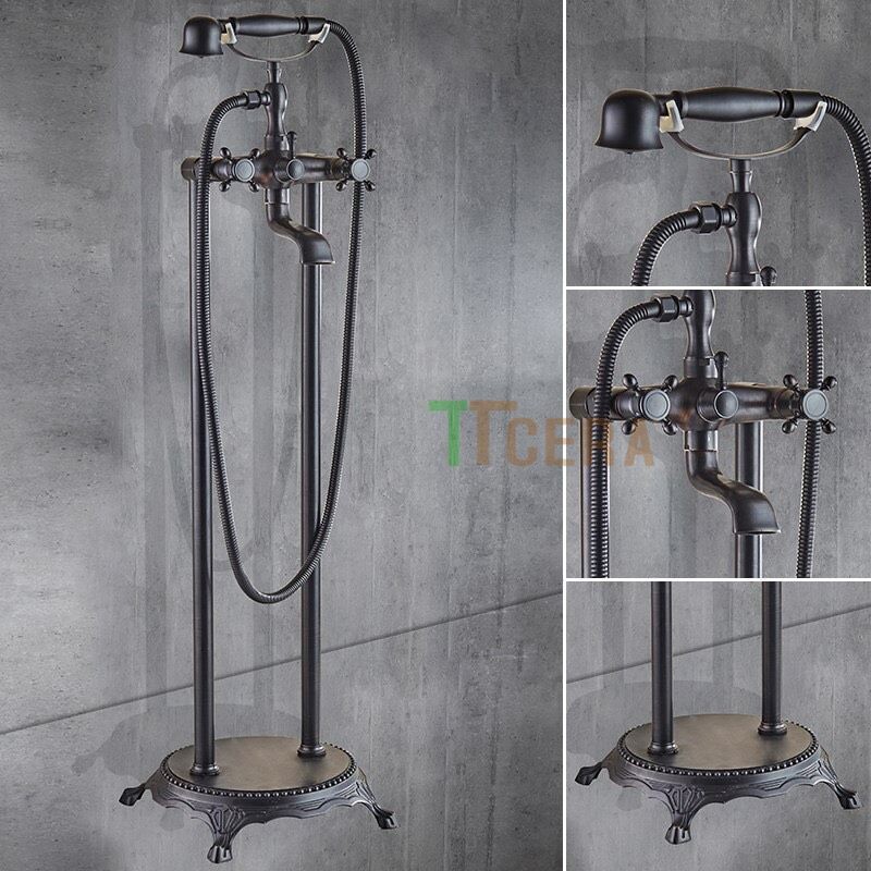 Sen Cây Màu Đen Đặt Sàn Bồn Tắm Nằm TTCERA SBT07