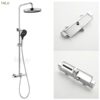 Sen Cây Tắm Đứng Đồng Thau Crom Holer HL2128W