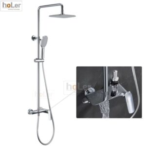 Sen Cây Tắm Đứng Đồng Thau Crom Holer HL244