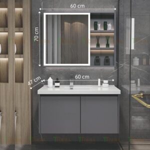 Tủ Lavabo Nhựa PVC Đặc TTCERA TLVB164