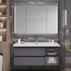 Tủ Lavabo Nhựa PVC Đặc TTCERA TLVB167