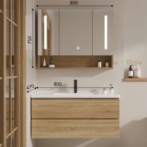 Tủ Lavabo Nhựa PVC Đặc TTCERA TLVB176