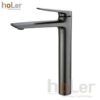 Vòi Lavabo Lạnh 30cm Đồng Sơn Tĩnh Điện Xám Holer HL-LB6101