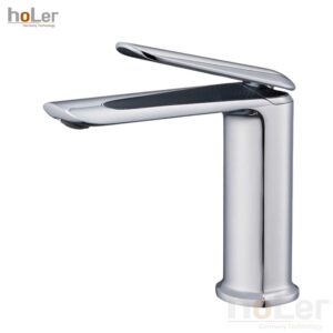 Vòi Lavabo Nóng Lạnh Đồng Mạ Crome HoLer HL-LB681W