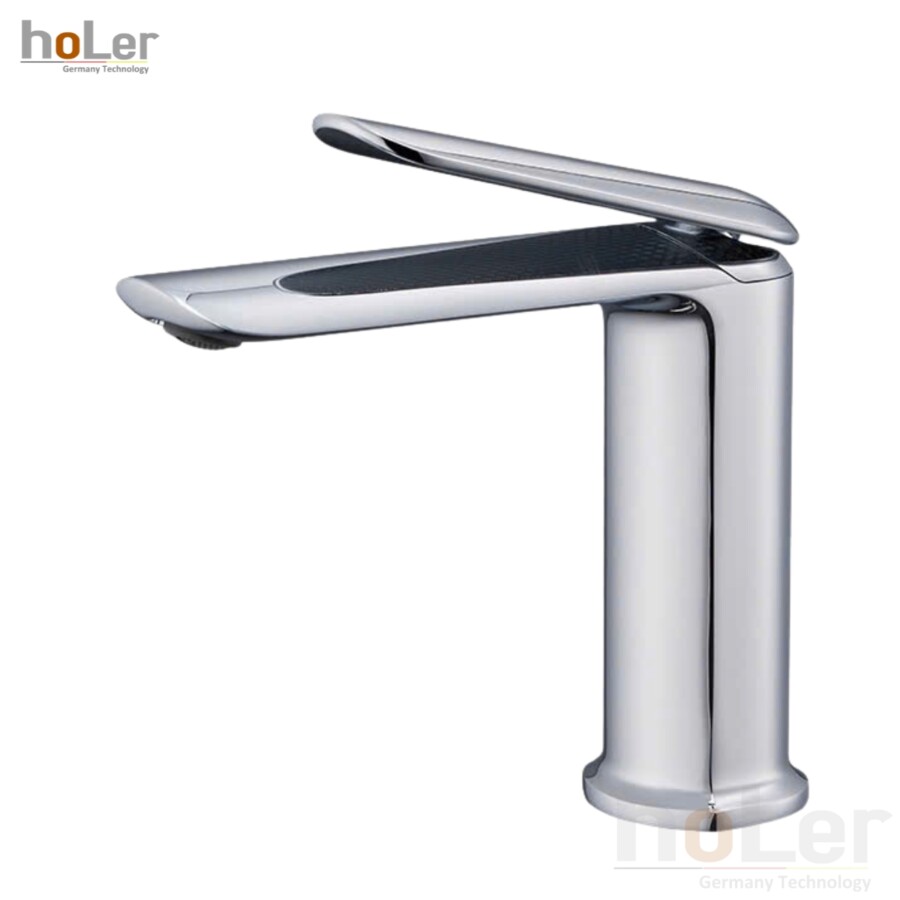 Vòi Lavabo Nóng Lạnh Đồng Mạ Crome HoLer HL-LB681W