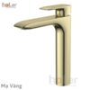 Vòi Lavabo Nóng Lạnh Đồng Thau Cao 30cm Holer HL-LB705 Vàng