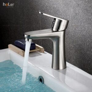 Vòi Lavabo Nóng Lạnh INOX 304 Holer HL-LB664