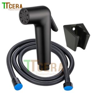 Vòi Xịt Vệ Sinh Sơn Tĩnh Điện Đen TTCERA TX13
